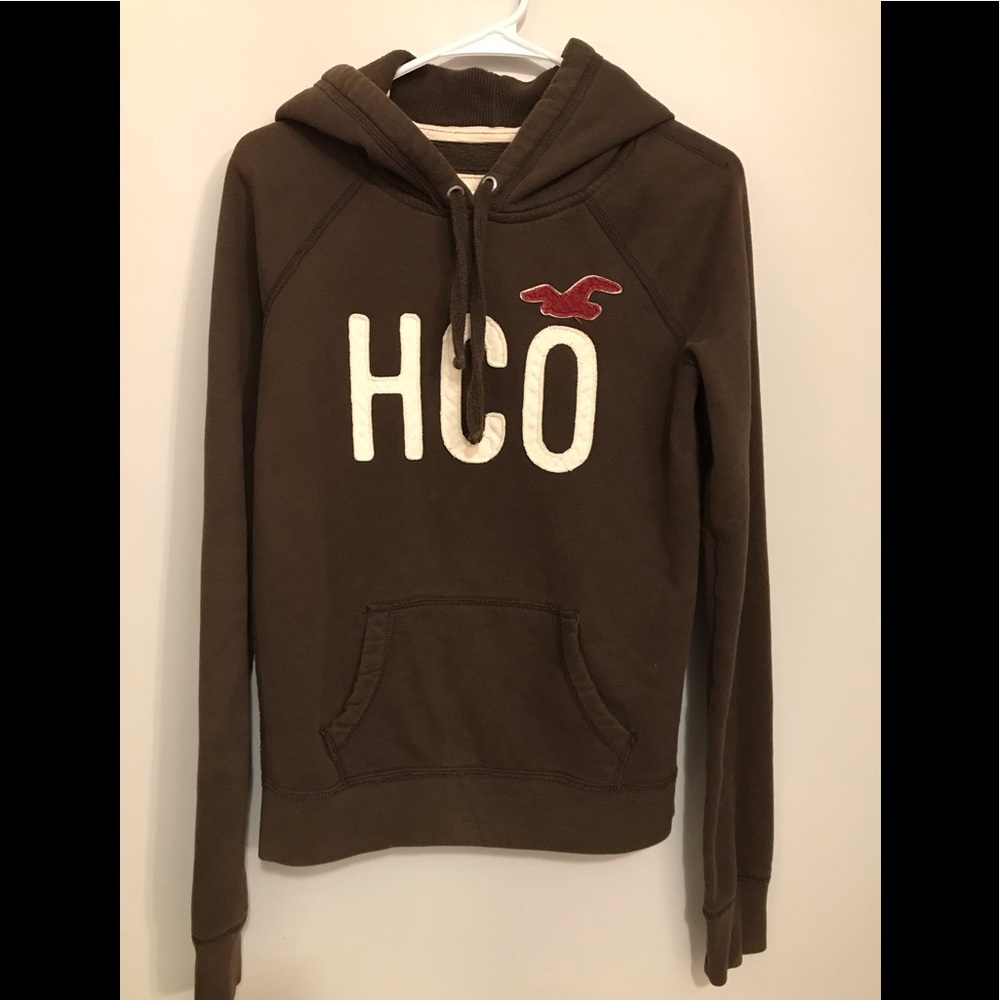 Hollister hoodie women's brown L
